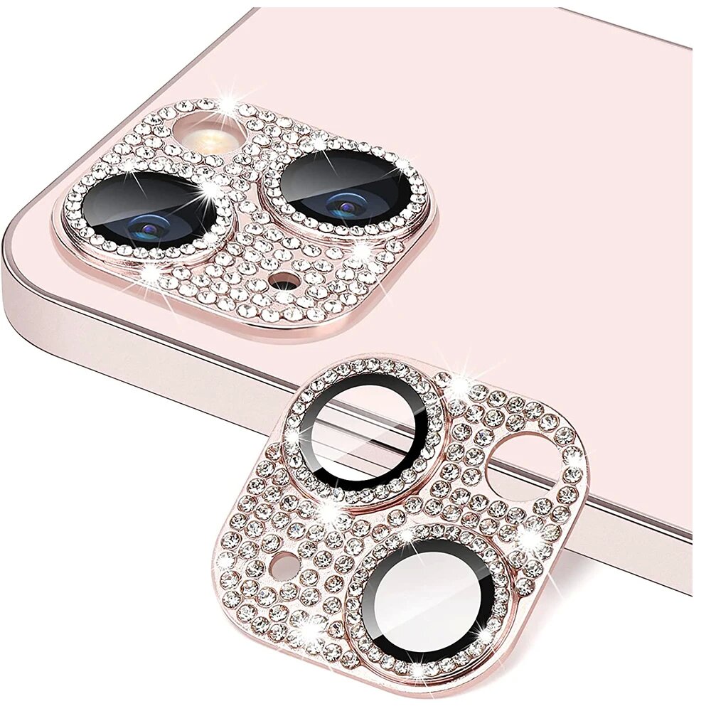 Tech Accessories Phone - Glitter Diamond Camera Lens Protector Case