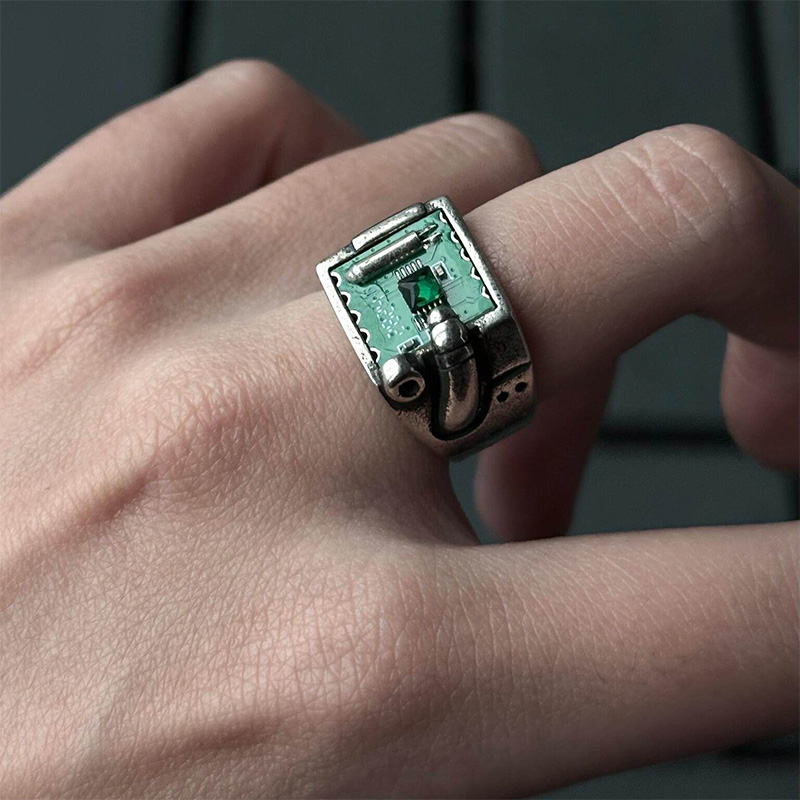 Tech Inspired PCB Pattern Ring - Tech Accessories Industry 评论和价格