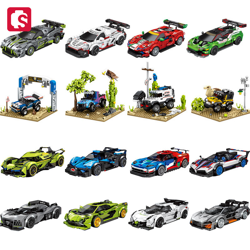 SEMBO Sports Car Building Bloc - Tech Diving Accessories 评论和价格