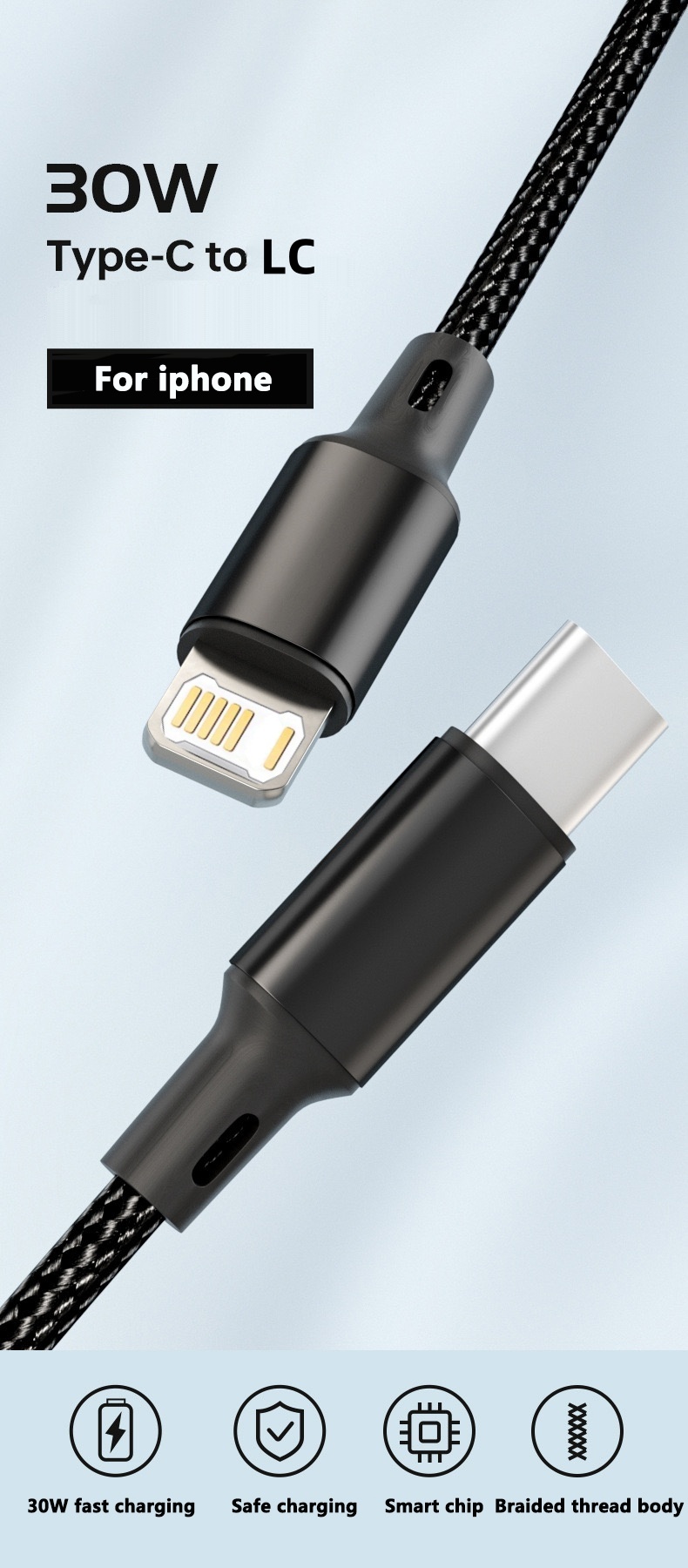 PD 30W USB Cable For iPhone 14 - Tech Accessories Phone 评论和价格