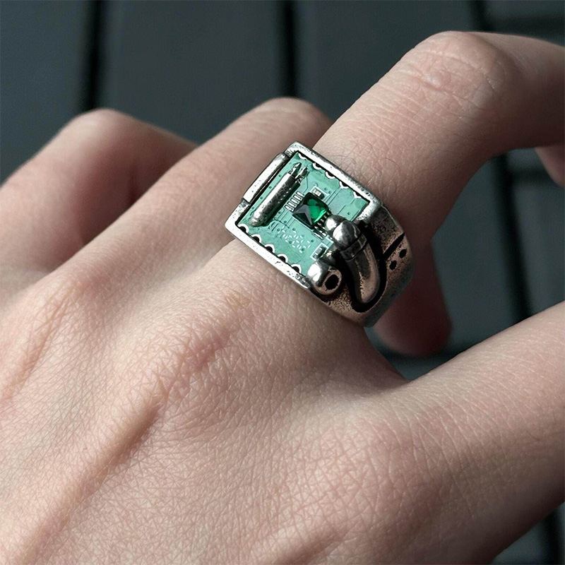 Retro Tech PCB Ring Jewelry Ac - Tech Accessories Industry 评论和价格