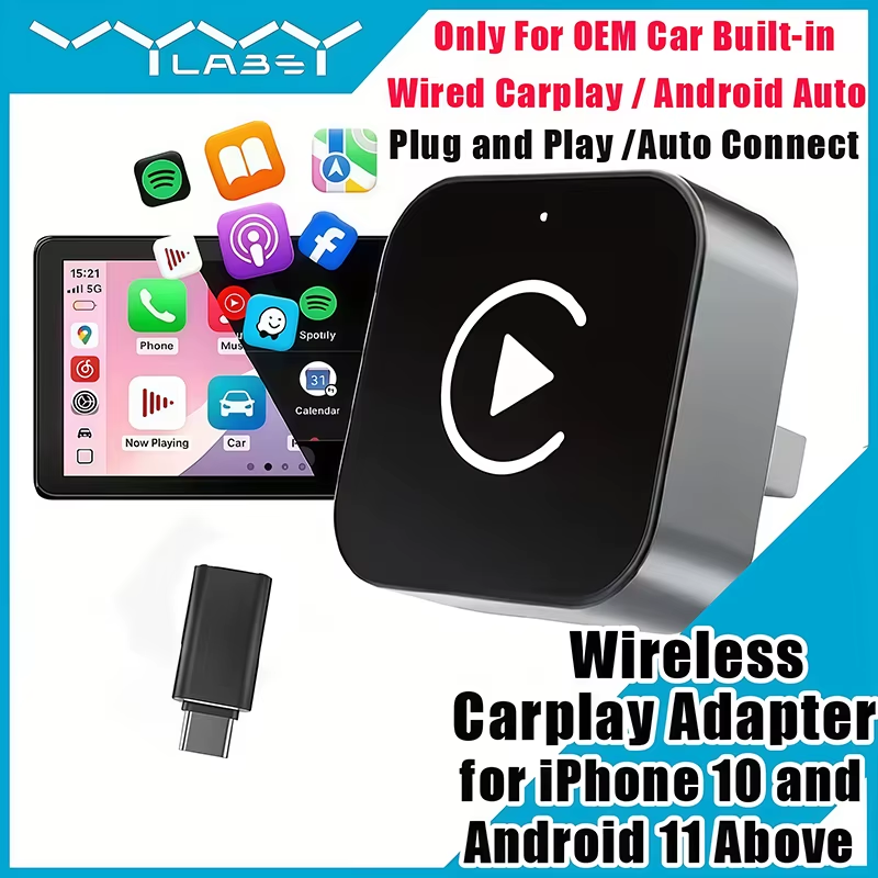 2-in-1 Wireless CarPlay Adapte - Tech Accessories Phone 评论和价格